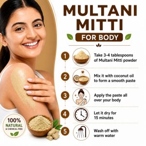 Evadaily Multani Mitti Powder for Hair & Face (100g)