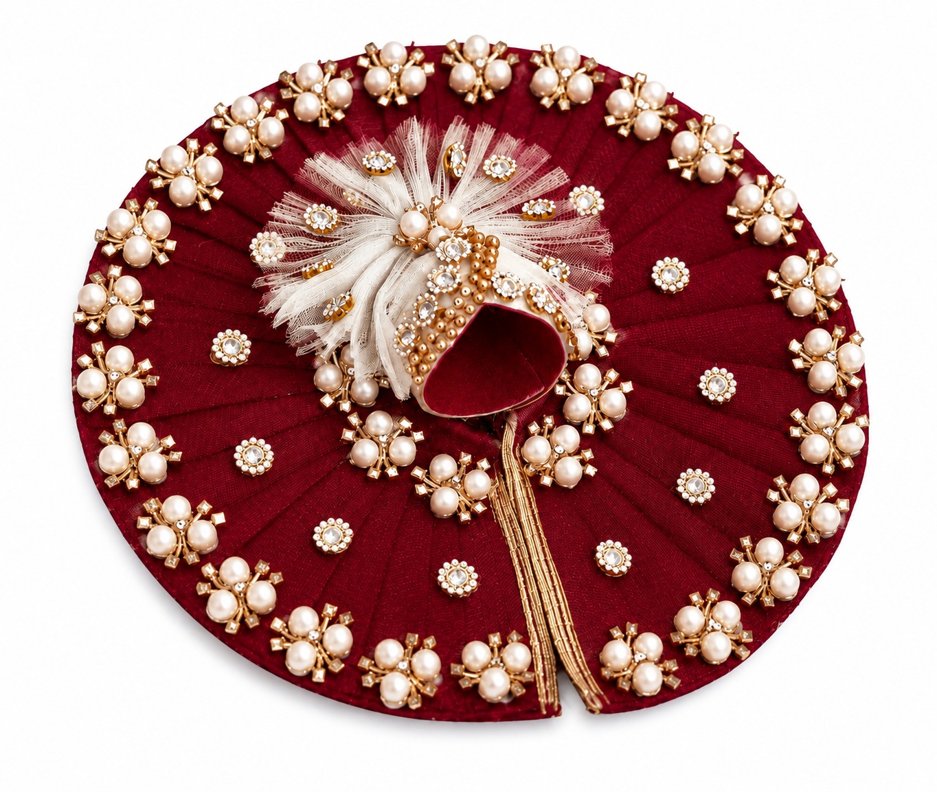Laddu Gopal Poshak Maroon