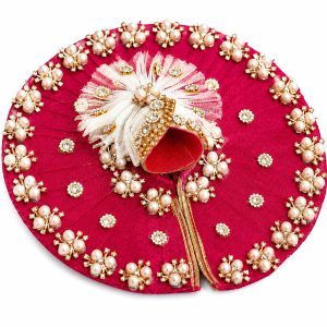 Laddu Gopal Ji Special Fancy Dress with Pagdi (Pink)