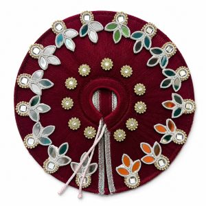 Special Maroon & Golden Laddu Gopal Poshak